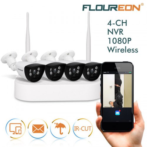 floureon 4ch wireless cctv 1080p